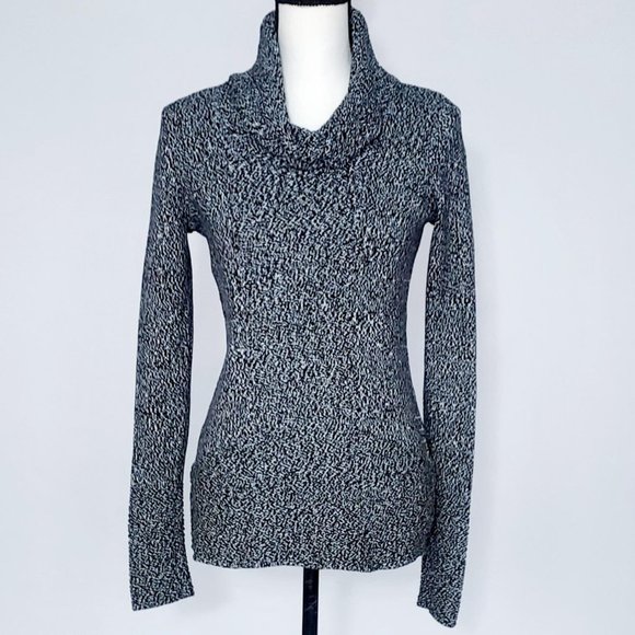 Calvin Klein Women's Cowl Neck Long Sleeve Sweater Black Size XS - Picture 1 of 7